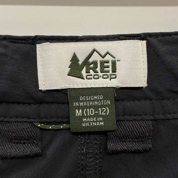 REI Co-Op‎ Convertible Cargo Pants Youth M 10-12 Dark Gray Outdoor Hiking - Picture 5 of 10